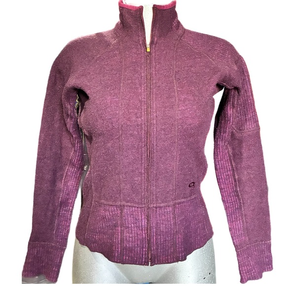 Mountain Hardwear Sweaters - Mountain Hardwear Sarafin Full-zip Wool Blend Cardigan Sweater Jacket Athletic S